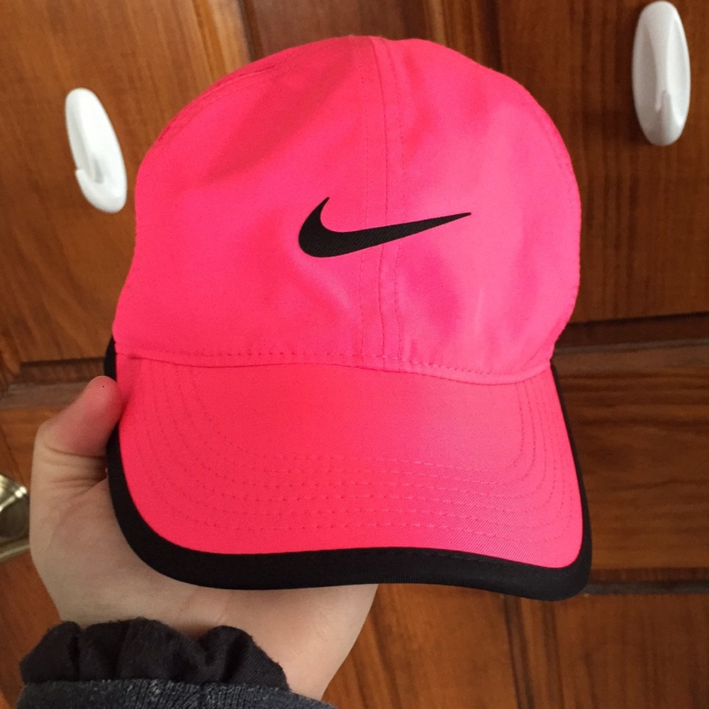 Hot pink Nike hat